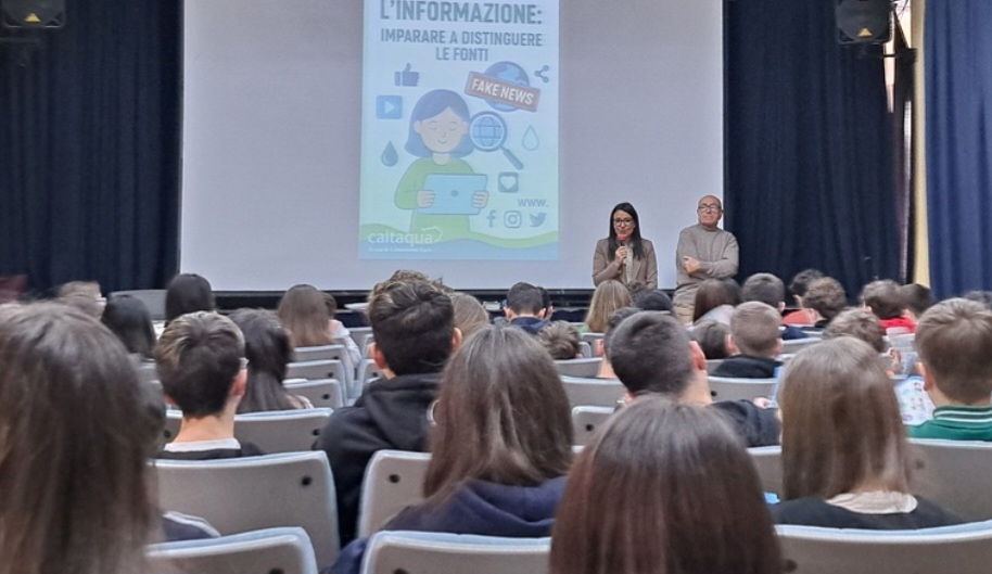 Caltanissetta, educazione digitale a scuola con Caltaqua