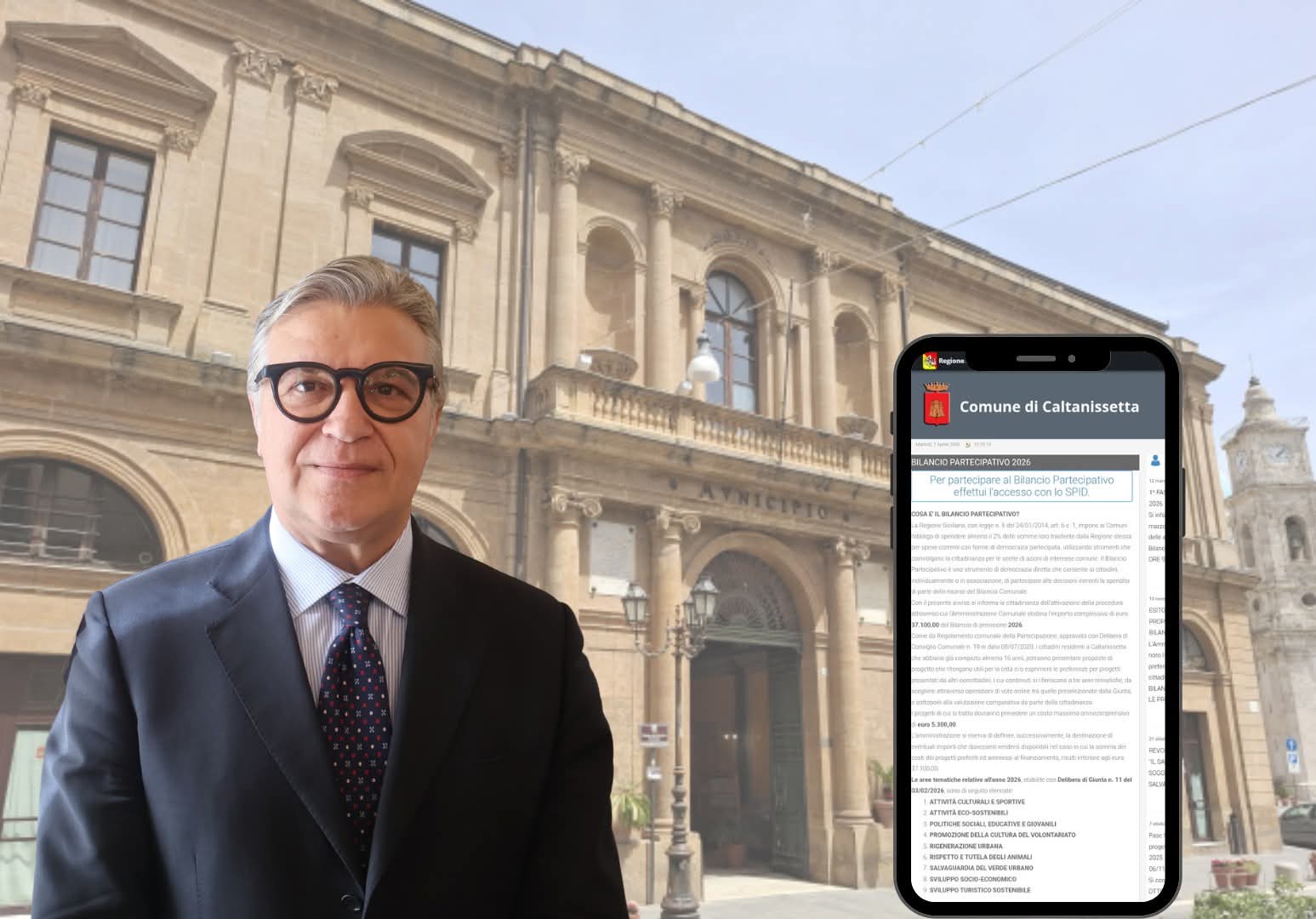 Bilancio Partecipativo 2026, a Caltanissetta ultimi giorni per votare le priorit&agrave; dei cittadini