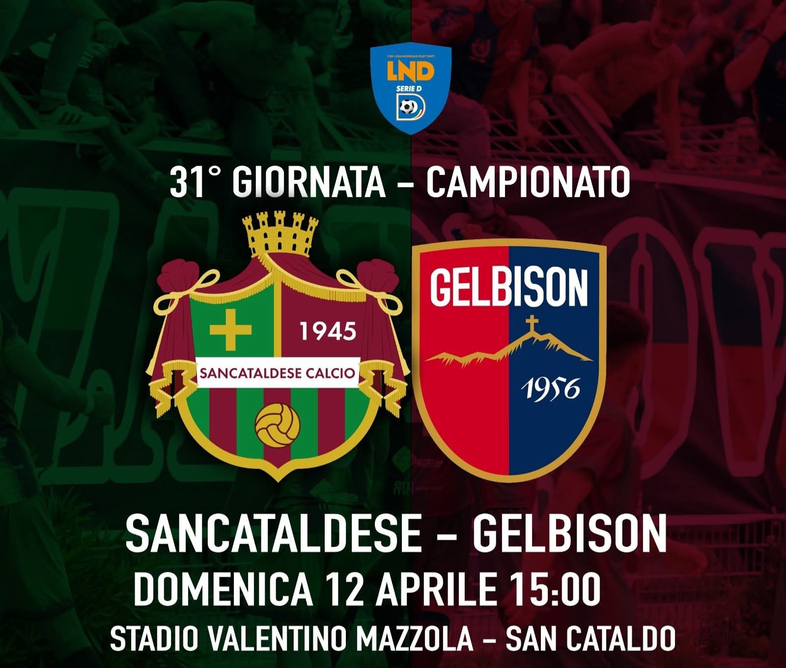 Sancataldese–Gelbison: sfida cruciale per la salvezza al “Valentino Mazzola”