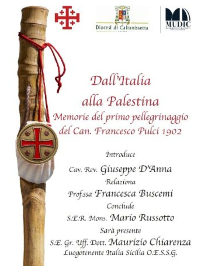 Caltanissetta, al Museo Diocesano la presentazione del volume sul pellegrinaggio in Terra Santa