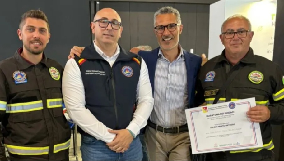Caltanissetta premiata tra i comuni virtuosi della Protezione civile