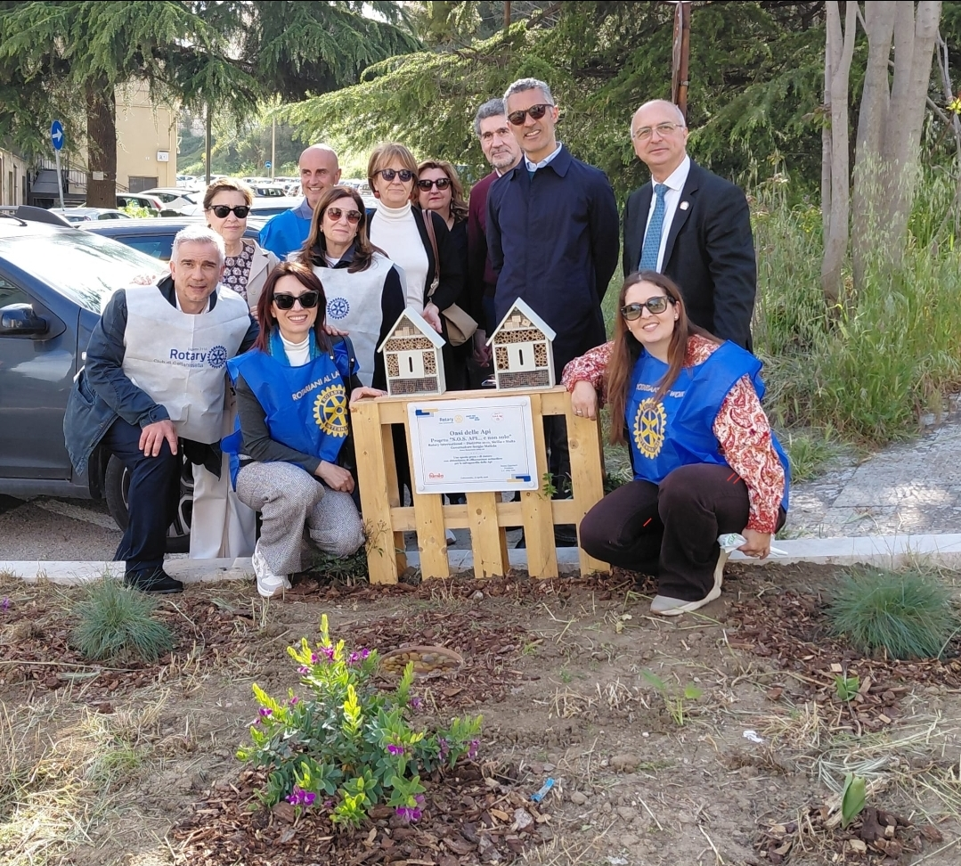 Inaugurata a Caltanissetta l'&rdquo;Oasi delle Api&rdquo;: Istituzioni e Rotary insieme per difendere la Biodiversit&agrave;