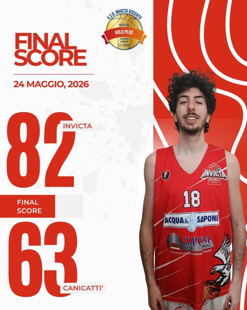 Invicta 93Cento vince Gara 1 della finale playoff: battuto Canicatt&igrave; 82-63