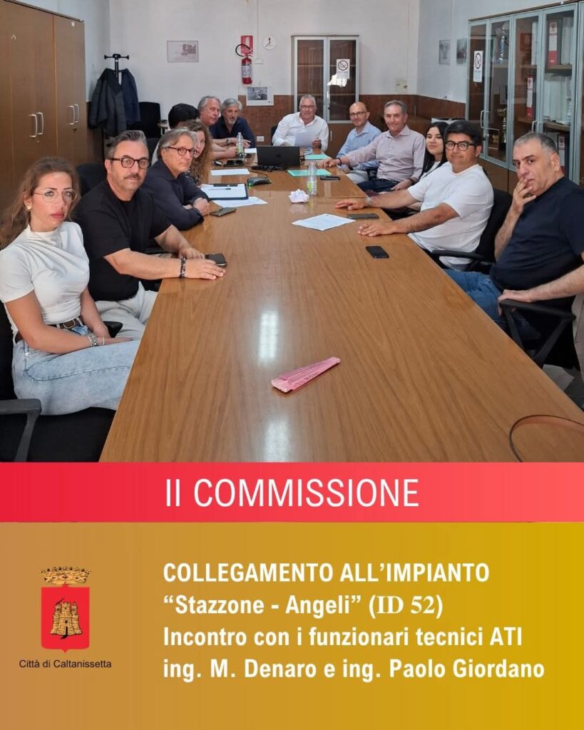 Rete idrica di Caltanissetta, verso il via libera al progetto per il collegamento a “Stazzone Angeli”