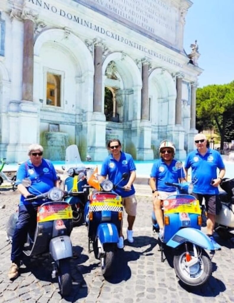 Anche il Vespa Club Caltanissetta agli 80 anni della Vespa celebrati a Roma