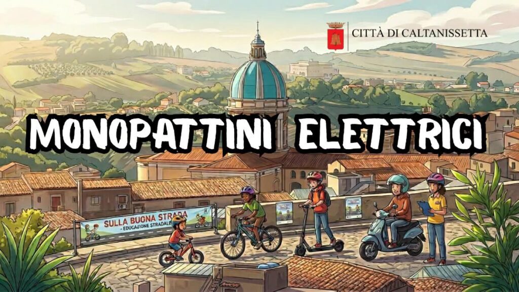 Caltanissetta, la Polizia Locale spiega agli studenti le regole per l’uso dei monopattini elettrici