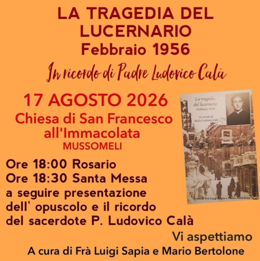 Mussomeli, torna il mistero sulla morte di padre Ludovico Calà