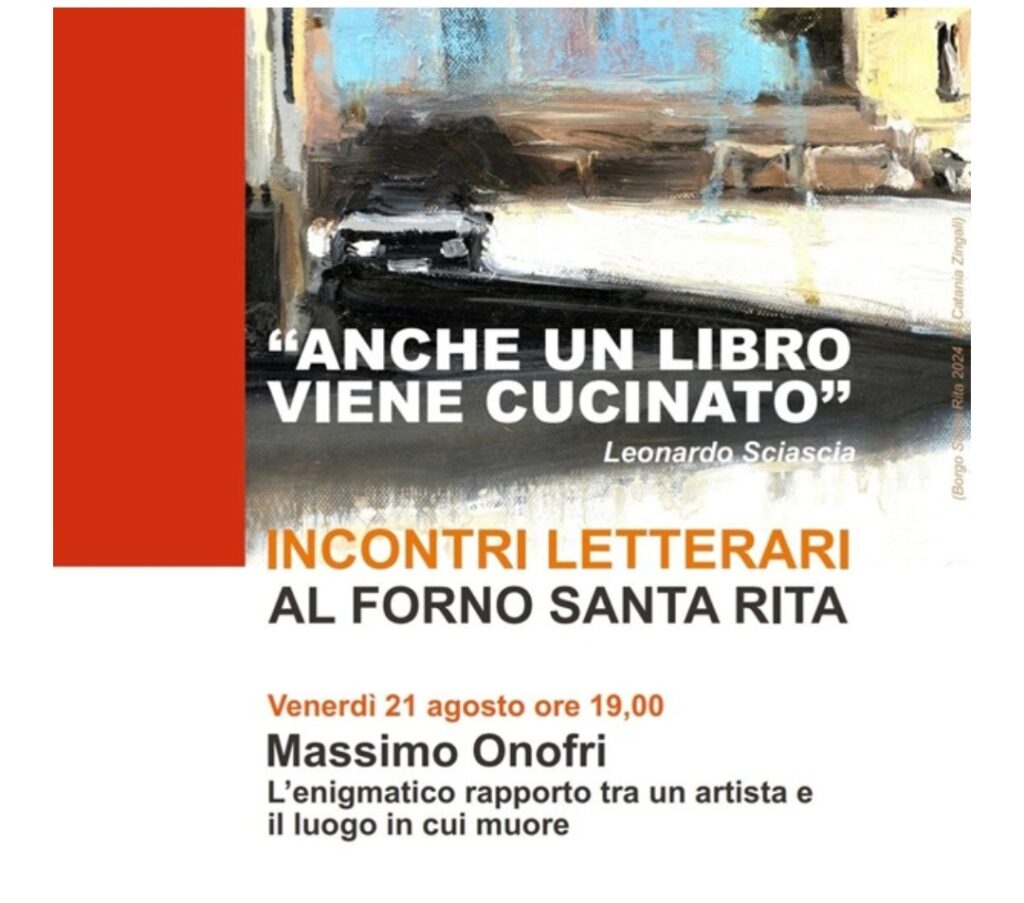 Borgo Santa Rita, oggi il quarto appuntamento con la rassegna letteraria