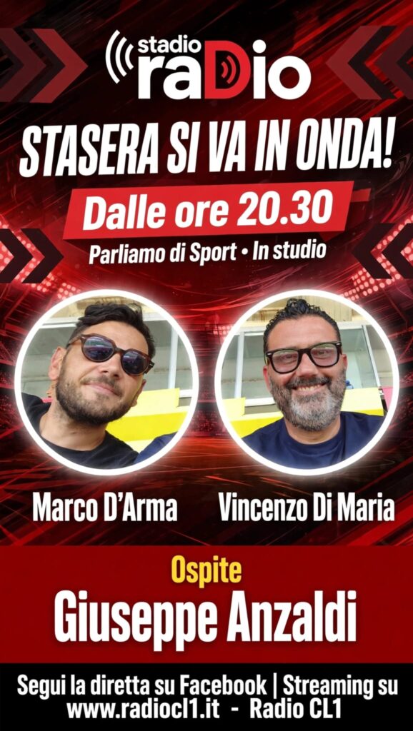 “Stadio Radio” torna su Radio CL1: Nissa, Sancataldese e Coppa Nissena al centro della puntata